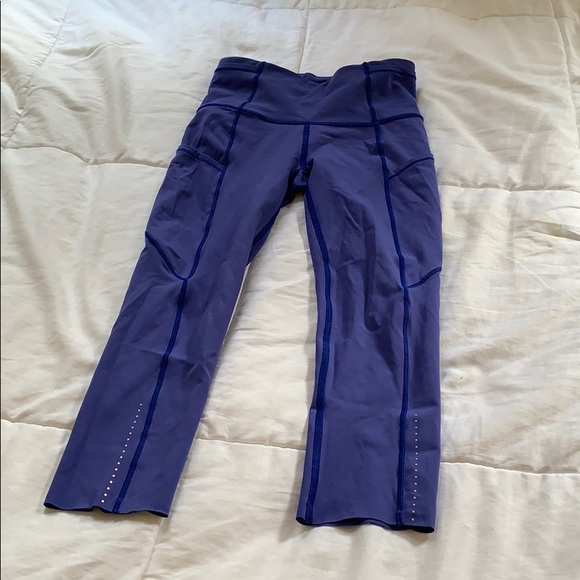 lululemon athletica Pants - Lululemon Fast And Free Crop